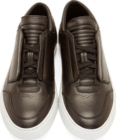 White's About Right:  Helmut Lang Leather Low-Top Sneakers
