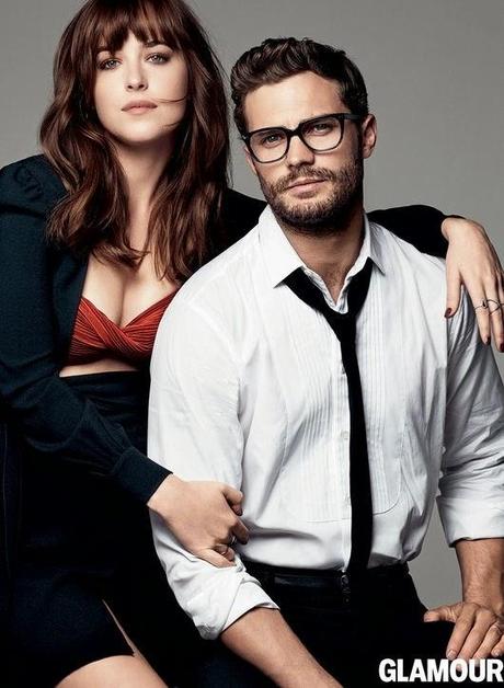 Dakota Johnson & Jamie Dornan in Glamour & Talk ’50 Shades of Grey’ Dakota Johnson & Jamie Dornan in Glamour & Talk ’50 Shades of Grey’