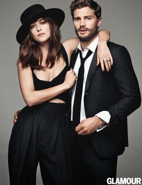 Dakota Johnson & Jamie Dornan in Glamour & Talk ’50 Shades of Grey’ Dakota Johnson & Jamie Dornan in Glamour & Talk ’50 Shades of Grey’