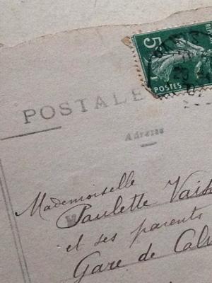 Number 60: French Antique Postcard Number 60: French Antique Postcard