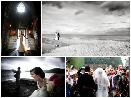 Irish wedding collage