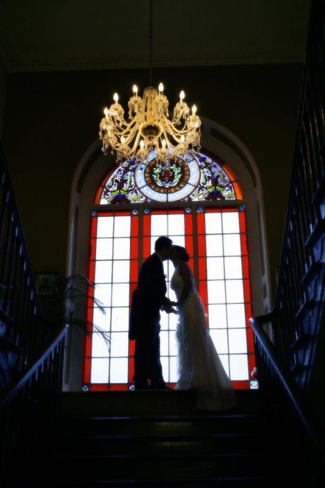 Wedding inside irish castle