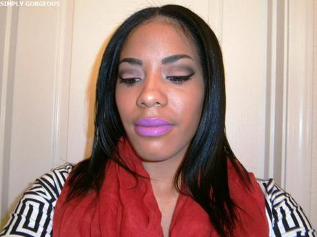 Makeup Look | Purple Lips + Smoky Eye OLYMPUS DIGITAL CAMERA