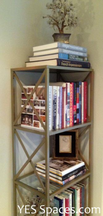 IKEA Hack: DIY a Stunning Gold Bookcase for Under $52 IKEA Hack: DIY a Stunning Gold Bookcase for Under $52