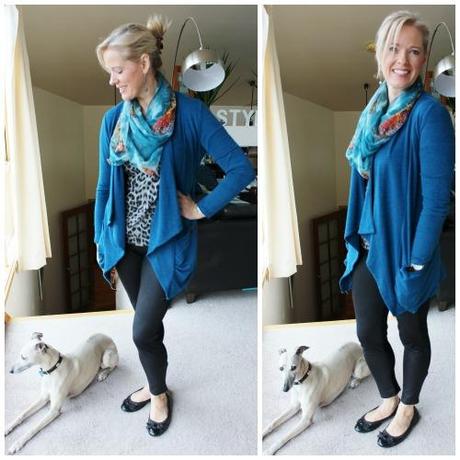 What I Wore this Week and Weekend Reading Leggings and Knit top