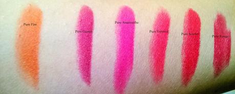 L'Oreal Paris Color Riche Pure Reds Collection L'Oreal Paris Color Riche Pure Reds Collection