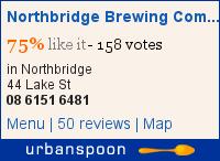 New Perth bars & restaurants round up Northbridge Brewing Company on Urbanspoon