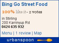 New Perth bars & restaurants round up Bing Go Street Food on Urbanspoon
