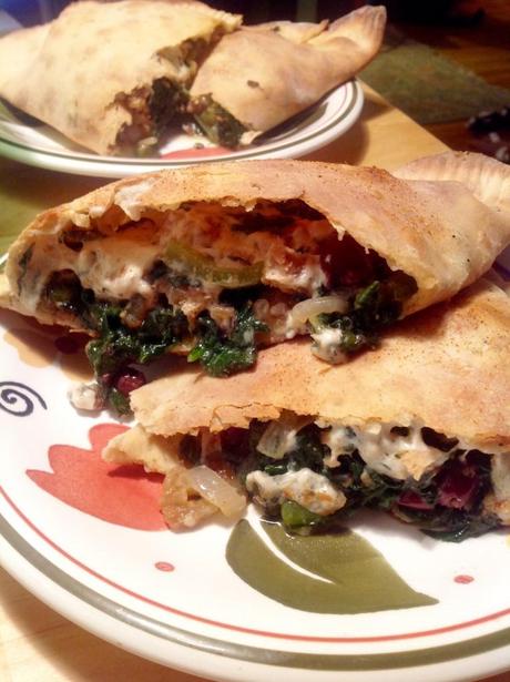 Homemade Calzones, Easy Queso Cheese Sauce and a Review of Field Roast Cheese Slices calzones part 2 (6)