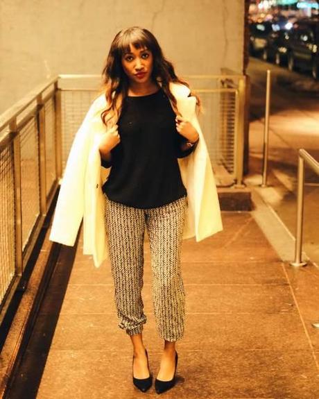OOTD: Winter White & Jogger Pants OOTD: Winter White & Jogger Pants