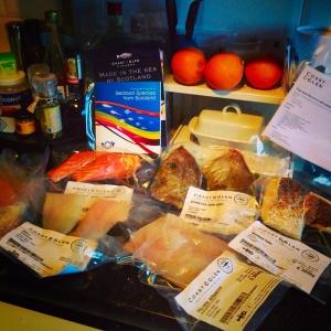 Product Review: Coast & Glen – Home delivery fish box Coast and Glen fish box Scottish seafood