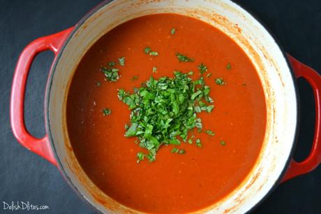 Creamy Tomato Basil Soup Creamy Tomato Basil Soup | Delish D'Lites