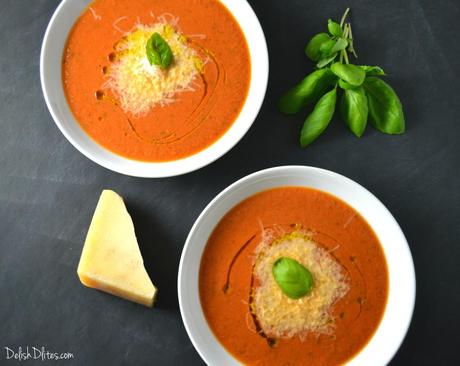 Creamy Tomato Basil Soup Creamy Tomato Basil Soup | Delish D'Lites
