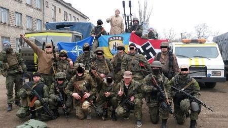 There Are No Nazis in the Ukraine There are a lot of reports out there that this is Photoshopped, but that is not the case.