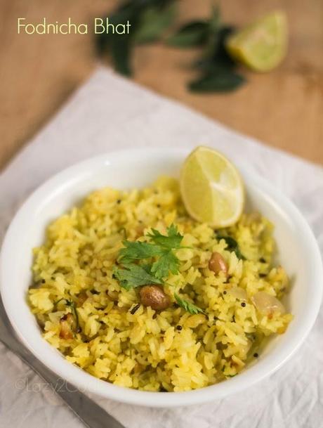 Fodnicha bhat | Spiced Leftover Rice