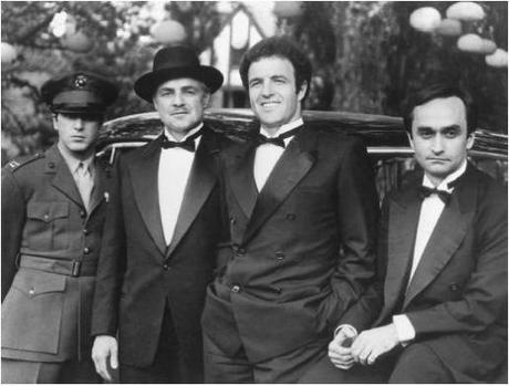 Sonny Corleone’s Groomsman Tuxedo The Corleone men, all cleaned up.