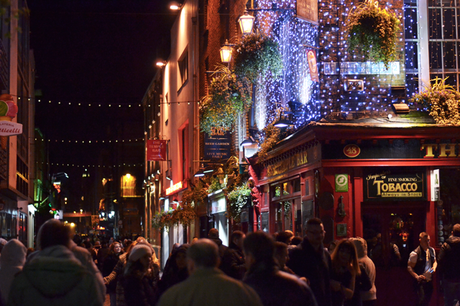 Temple bar Dublin Temple bar dublin, ireland, at night