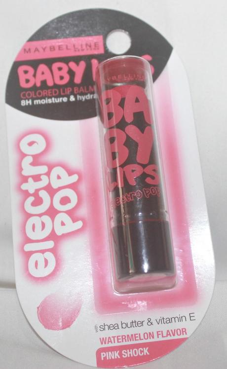 Maybelline Baby Lips Electro Pop Pink Shock Lip Balm: Review, Swatch and LOTD