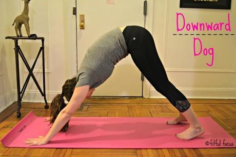 4 Must Do Yoga Poses for Runners via Fitful Focus  - Downward Dog