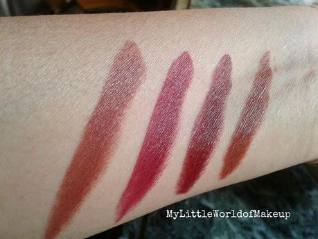 Oriflame's The One - Matte Lipstick Review - Nutty Plum, Molten Mauve,Cherry Brown & Desert Sand! Oriflame's The One - Matte Lipstick Review - Nutty Plum, Molten Mauve,Cherry Brown & Desert Sand!