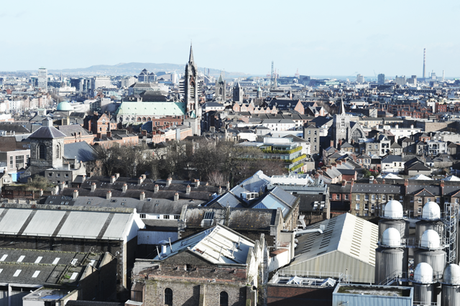 Guinness storehouse Dublin Guinness storehouse, view, skyline, dublin, tower, museum, ireland