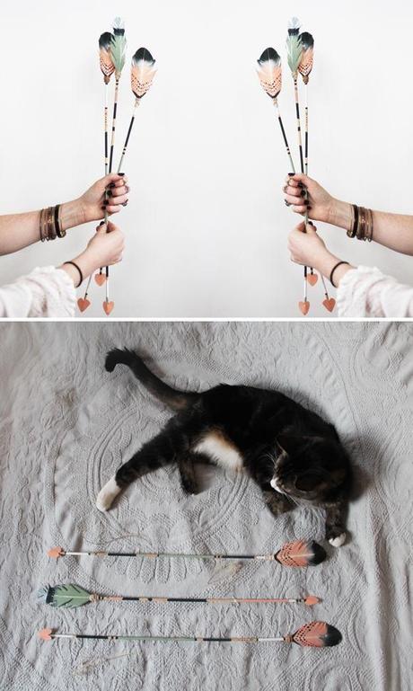 Hello Cupid! 15 DIY Wedding Projects with Arrows 15 DIY Wedding Projects with Arrows