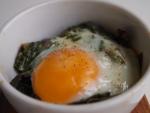 How to Make Baked Eggs with Swiss Chard