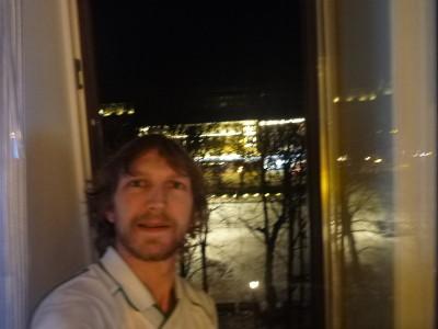 My Stay at the Clarion Collection Hotel Christiania Teater in Oslo, Norway The park by night