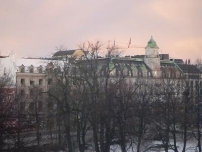My Stay at the Clarion Collection Hotel Christiania Teater in Oslo, Norway Sunset from my room