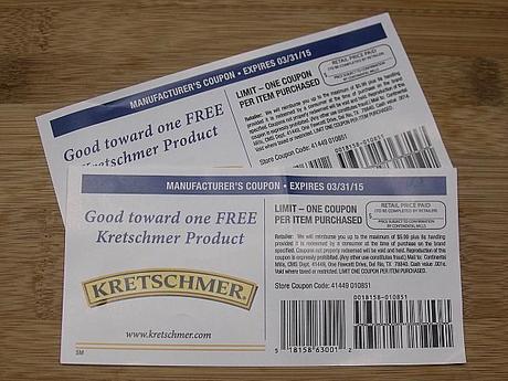 Delicious Turkey burgers kretschmer coupon