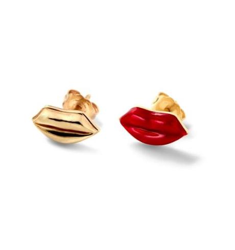 LAST-MINUTE VALENTINE’S GIFT GUIDE alison-lou-red-enamel-lip-stud