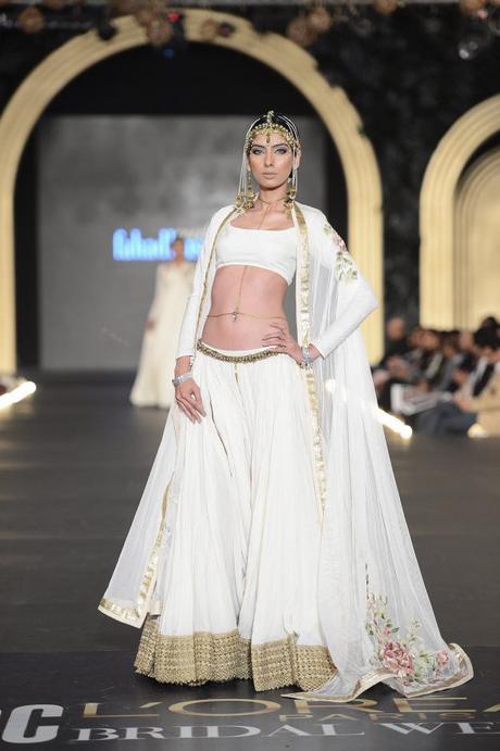 White bridal indian outfit