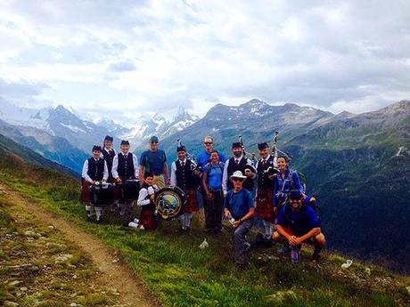Hiking the Haute Route? Don’t Forget Your Pipes and Drums!