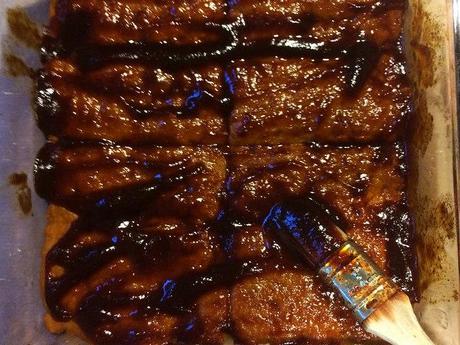 Macaroni ‘n’ Cheese with BBQ Seitan Riblets seitan riblets