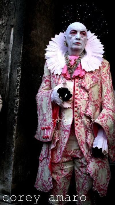 Venice carnival corey amaro photography Man in pink venice carnival