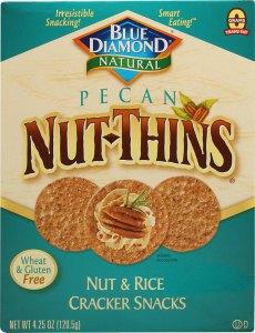 Toasted Pecan & Celery Chicken Salad + Blue Diamond Pecan Nut Thin Review Blue-Diamond-Natural-Pecan-Nut-Thins-Cracker-Snacks-041570044285