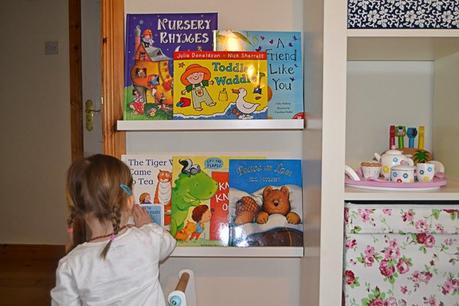 Isabelle's book wall
