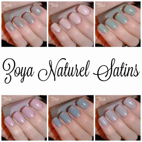 Zoya Naturel Satins - Swatches & Review