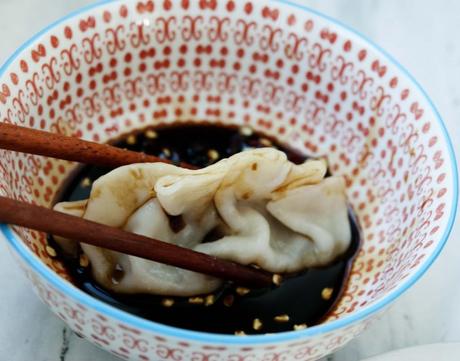 Chinese Dumplings: radicchio, beef and mint! Chinese Dumplings: radicchio, beef and mint!