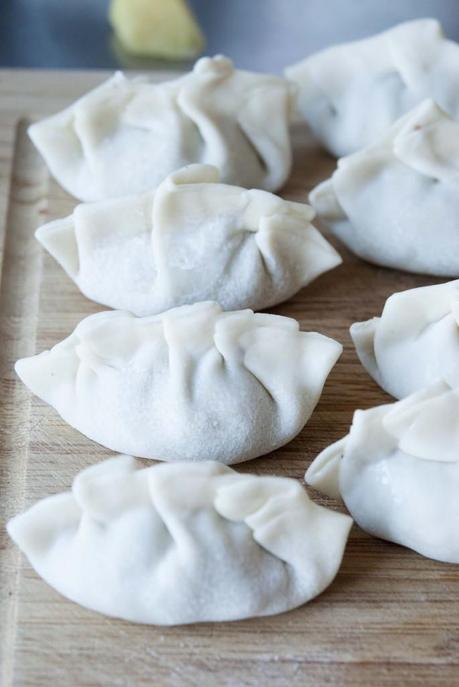 Chinese Dumplings: radicchio, beef and mint! Chinese Dumplings: radicchio, beef and mint!
