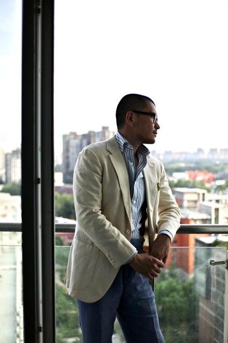 The Tan Summer Suit image