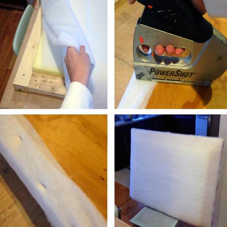 Weekend Project- DIY Upholstered Headboard with Nailhead Trim
