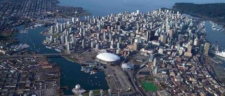 Aerial View of Downtown Vancouver