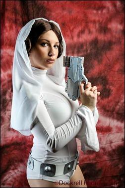 PrettyWreck Cosplay as Princess Leia (Photo by Dockrell Photography)