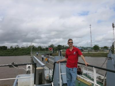 World Borders: How to Get From Guyana to Suriname (Ferry from Moleson Creek to South Drain) World Borders: How to get from Guyana to Suriname by ferry