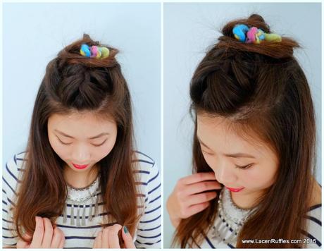 Voluminous Half-Up Hair Bun: Hair Tutorial Voluminous Half-Up Hair Bun: Hair Tutorial