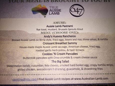 True Aussie Lamb and Brunch at Tremont 647