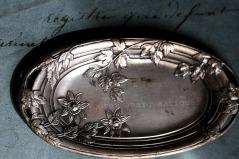 French Brocante trivet tray