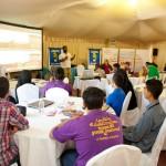 Muscat Youth Summit Speaking to the young people about the arts being a powerful means of social change.