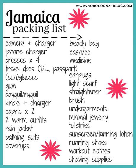 Jamaica Packing List jamaica-packing-list